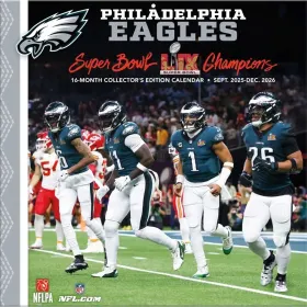 Philadelphia Eagles 12" x 12" 2026 Väggkalender Framsida